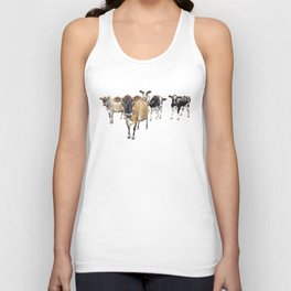 Cow Crowd Unisex Tank Top