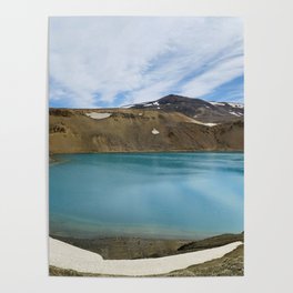 Iceland An Expanse Of Blue Poster