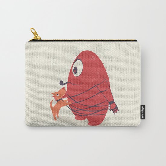 Cyclopes Monster Blob & Orange Dog Carry-All Pouch