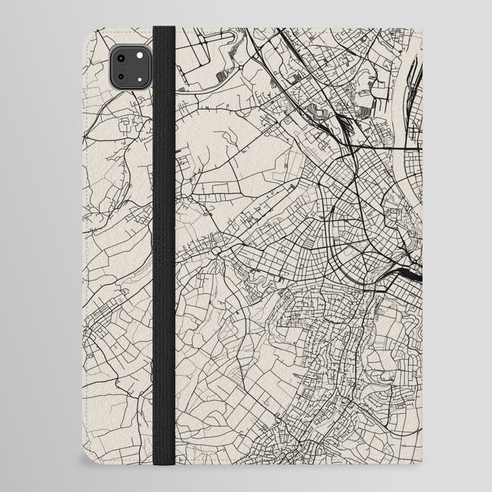 Basel - Switzerland City Map iPad Folio Case
