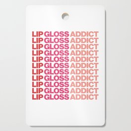 Haute Leopard Lip Gloss Addict Stylish Graphic Cutting Board