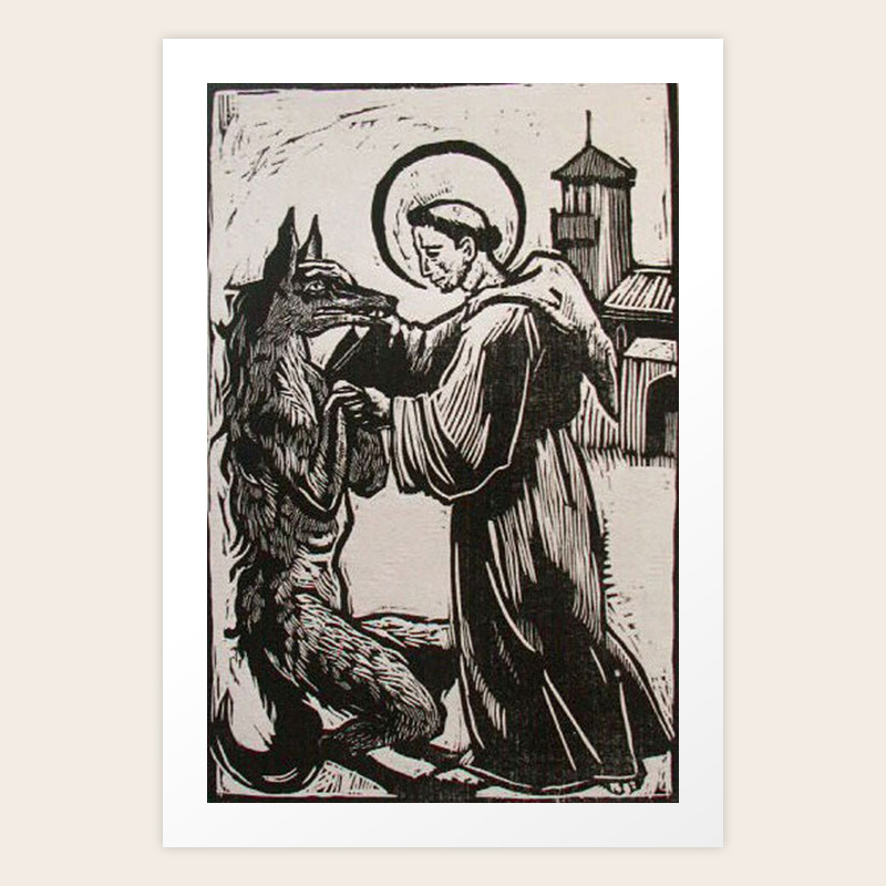 Compassion For A Werewolf Art Print By Viktoriusart Society6