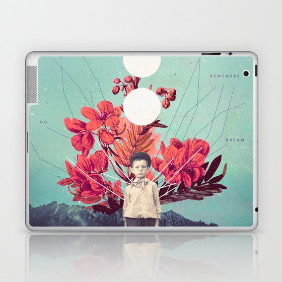 Standing at the Threshold of Time Laptop & iPad Skin
