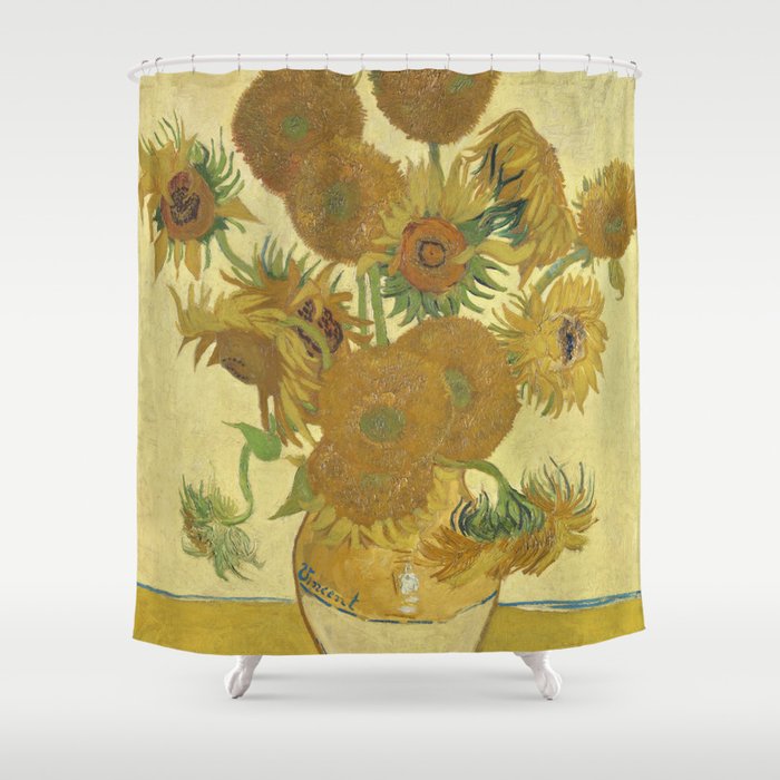 Sunflowers (1888) Shower Curtain