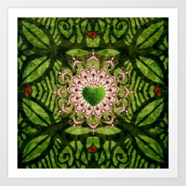 The love for mother earth Art Print