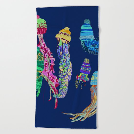 Cool Jellyfish 2 Beach Towel