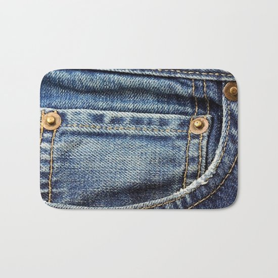 Texture #17 Jeans Bath Mat