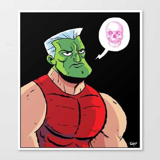 FRANKENSTEIN LIVES! Canvas Print