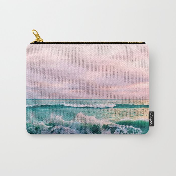 beach sunset photo Carry-All Pouch