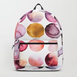Blush Abstract Circles Backpack