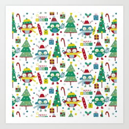 Beautiful Christmas Pattern Design Art Print
