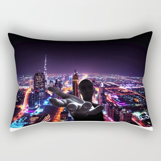 The wolrd is Yours Rectangular Pillow