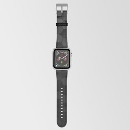 Black abstract hexagon pattern Apple Watch Band