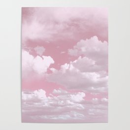 Clouds in a Pink Sky Poster