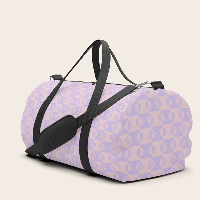 Small purple duffle bag top