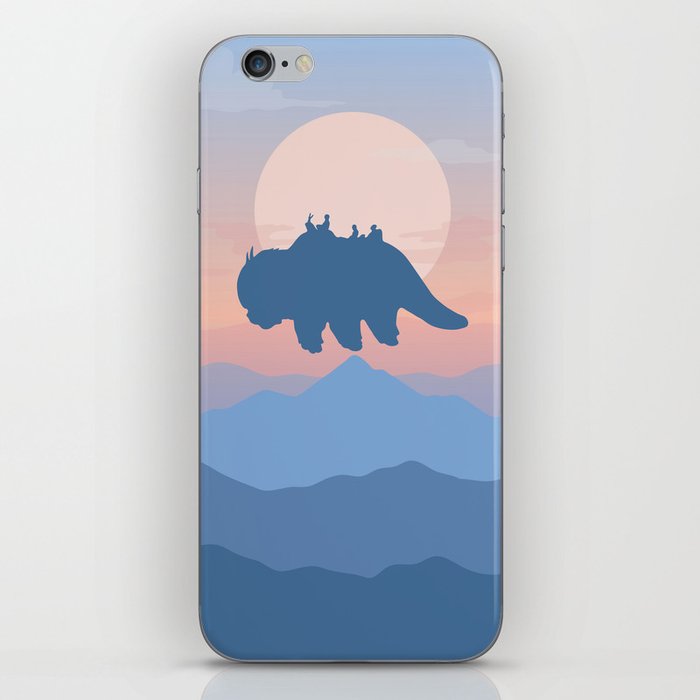 Appa Sunset Flying Bison ATLA iPhone Skin