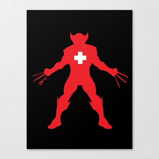 Weapon-Swiss Canvas Print