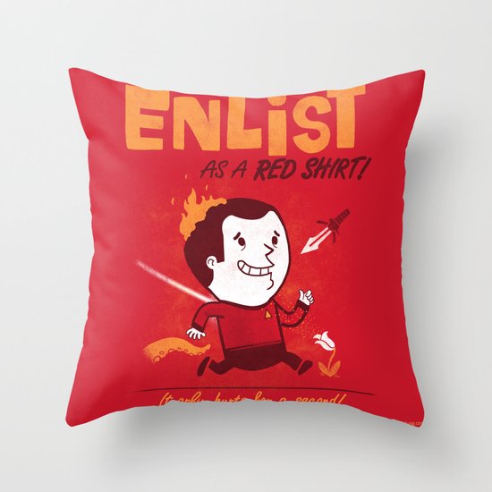 Enlist! Throw Pillow