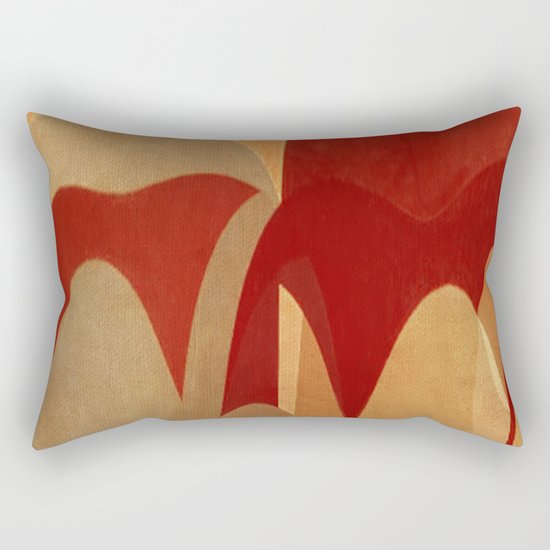 Two Horses Rectangular Pillow