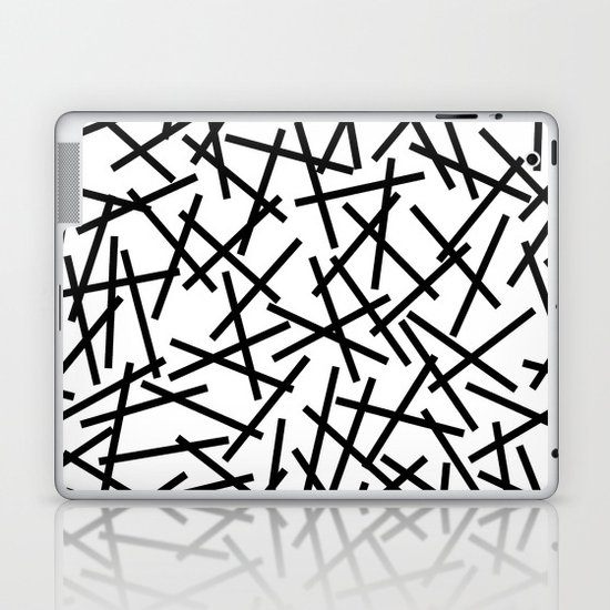 Kerpluk Black on White Laptop & iPad Skin