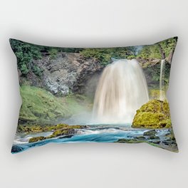Waterfall in Oregon Rectangular Pillow