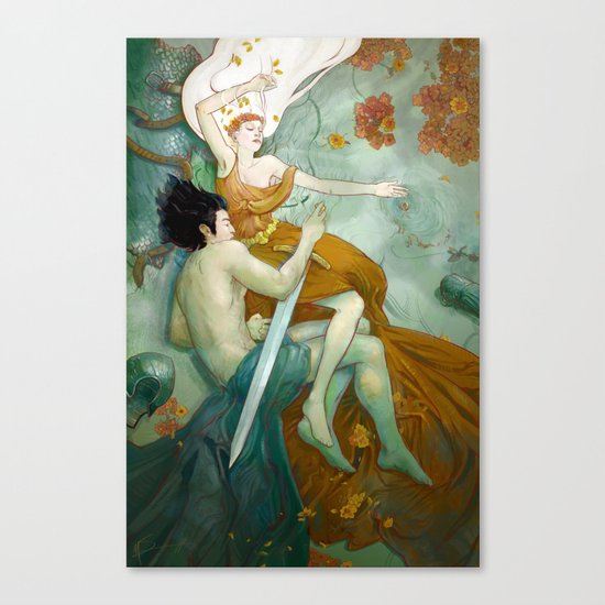 Calm and Storm Canvas Print