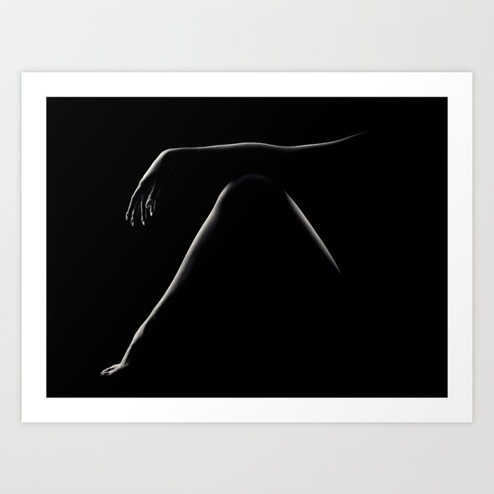 Nude woman bodyscape 51 Art Print