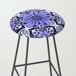 talavera mexican tile in very pery Bar Stool