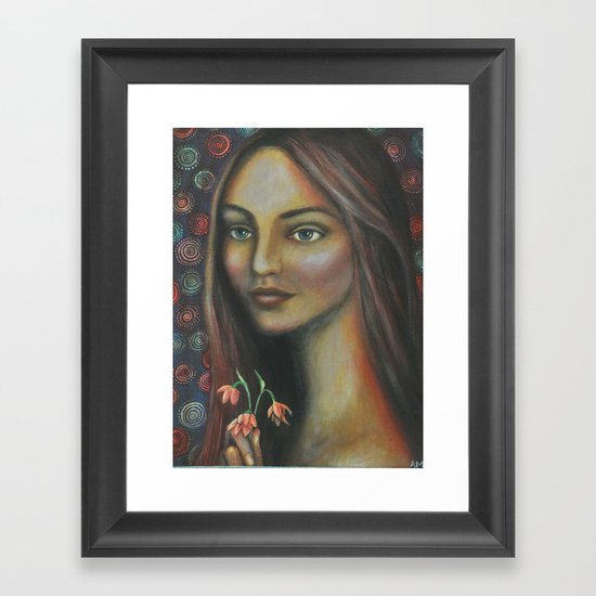 Eleanor Bronze Framed Art Print