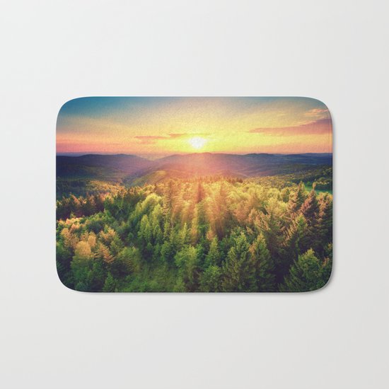 majestic sunrise Bath Mat