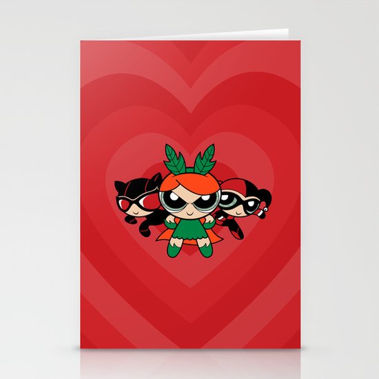Supervillain Girls Stationery Cards