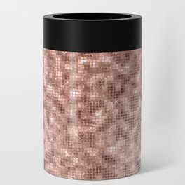 Luxury Rose Gold Sparkle Pattern Can Cooler