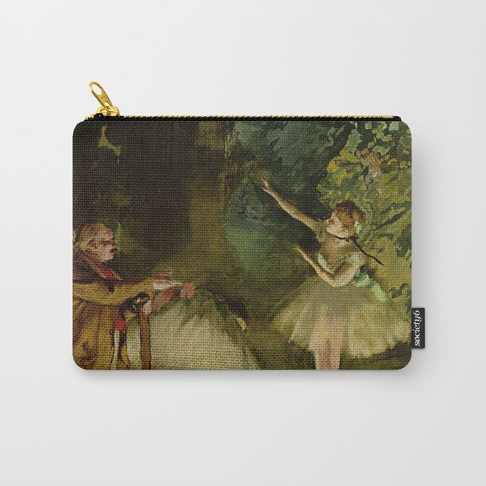 Ballet Rehearsal By Edgar Degas | Reproduction | Famous French Painter Carry-All Pouch