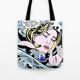 Drowning Alice Tote Bag