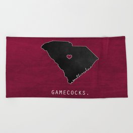 Gamecocks Beach Towel
