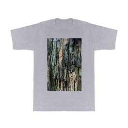 Old Eucalyptus Tree Bark Texture T Shirt | Country, Australia, Surface, Bark, Tree, Wood, Photo, Antique, Abstract, Texture 