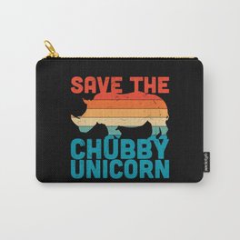 Save The Chubby Unicorn Carry-All Pouch
