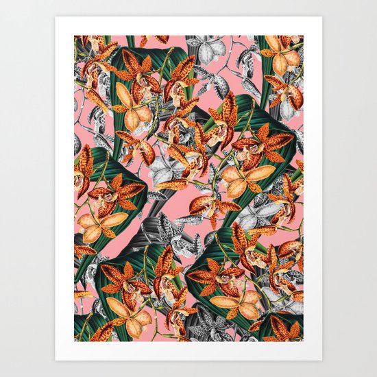FLORAL PATTERN-07 Art Print