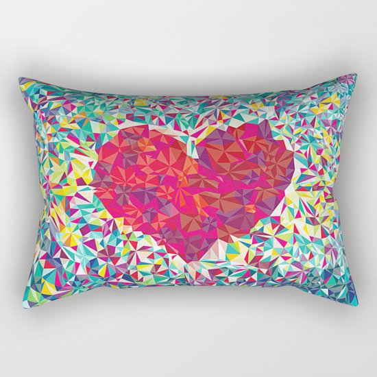 Abstract Love Rectangular Pillow