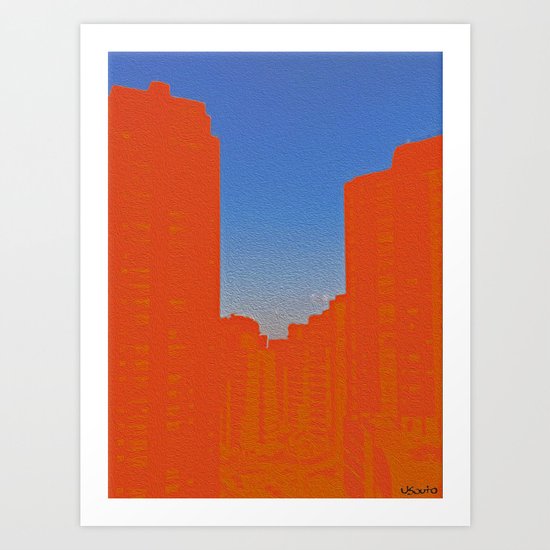 Skyline Art Print