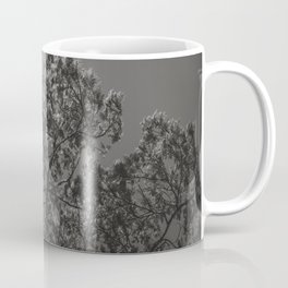 Jungle Leaves - Black and White - Real Tree #4 Mug
