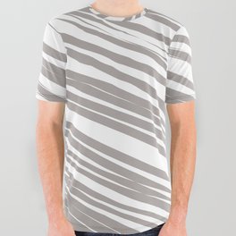 Nude stripes background All Over Graphic Tee