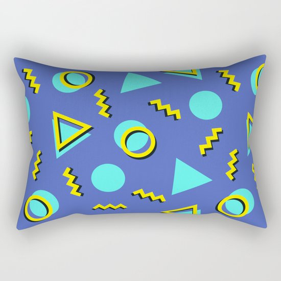 Memphis pattern 63 Rectangular Pillow