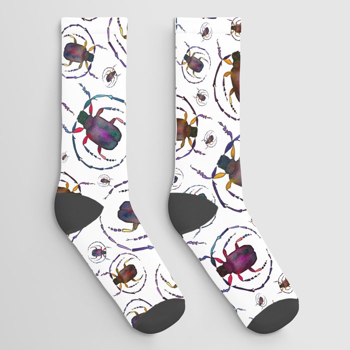 beetle bug insect Socks