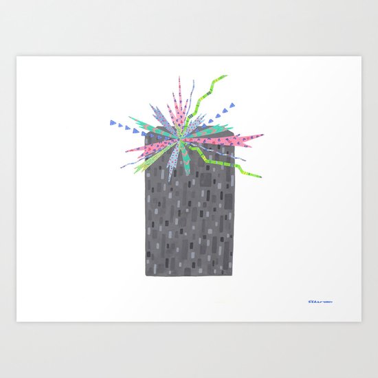Dance Party, Tenement Housing Art Print