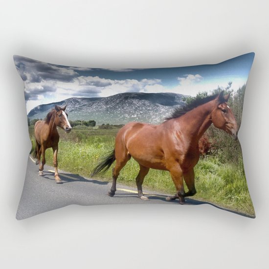 Into the West Rectangular Pillow