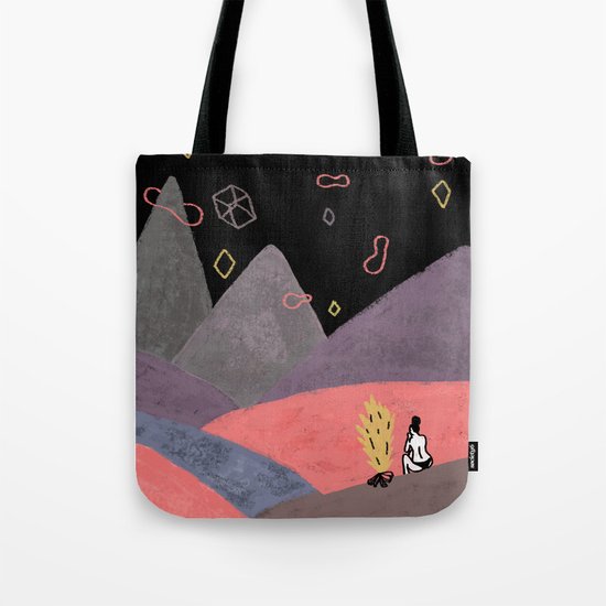 Mountain Girl Tote Bag
