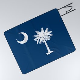 South Carolina Flag Picnic Blanket