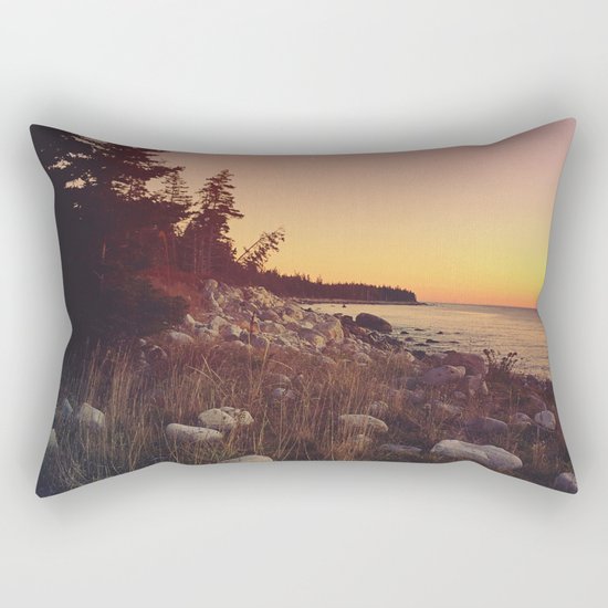 Seaside Sunset Rectangular Pillow