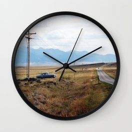 For Sale By The Side of the Road Wall Clock